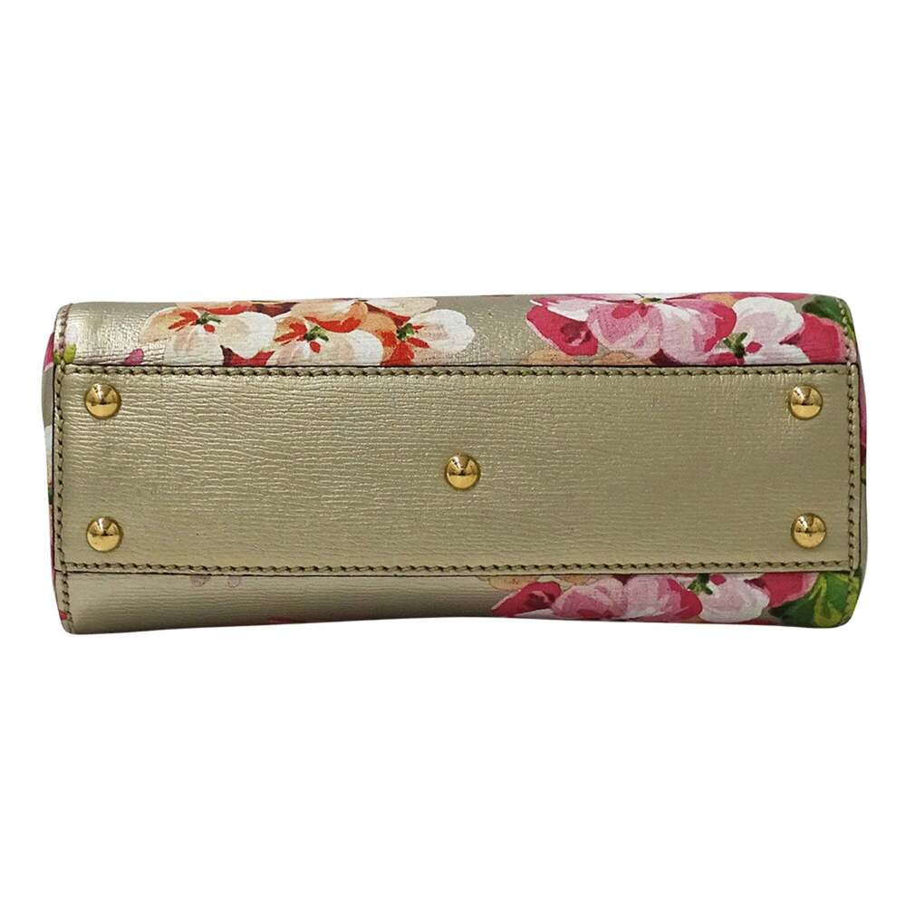 GUCCI Authentic Gold Leather Bamboo Shoulder Bag - Picture 3 of 14